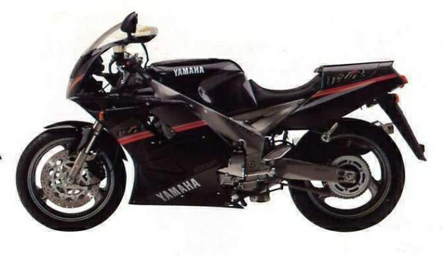 Fader fage tæppe Amorous Yamaha FZR 1000 EXUP (1992) technical specifications